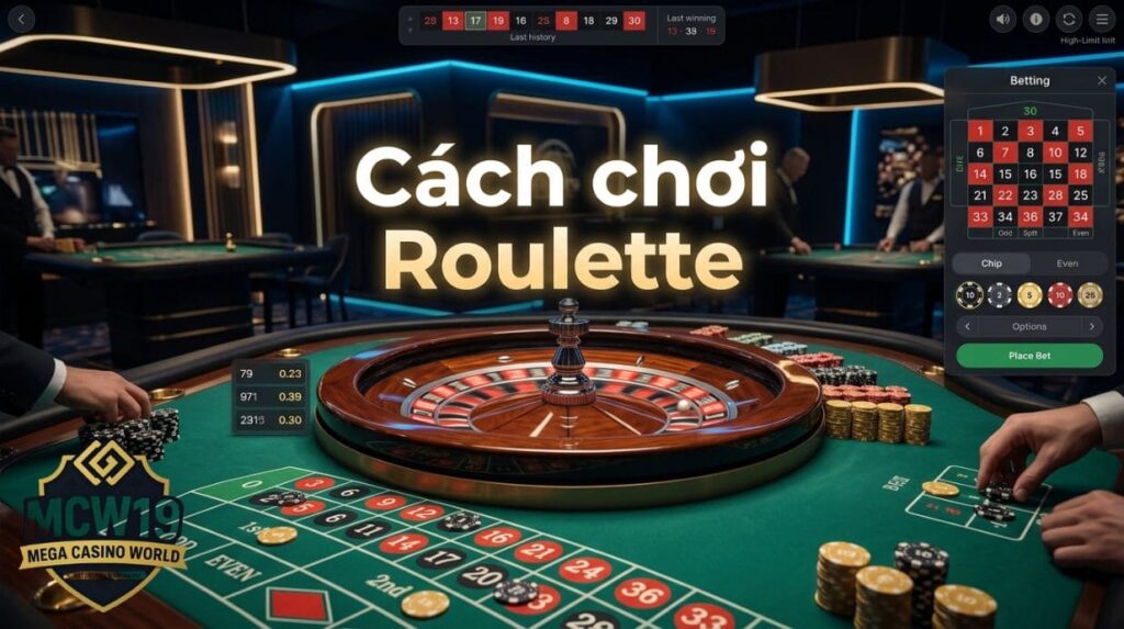 Cách chơi Roulette